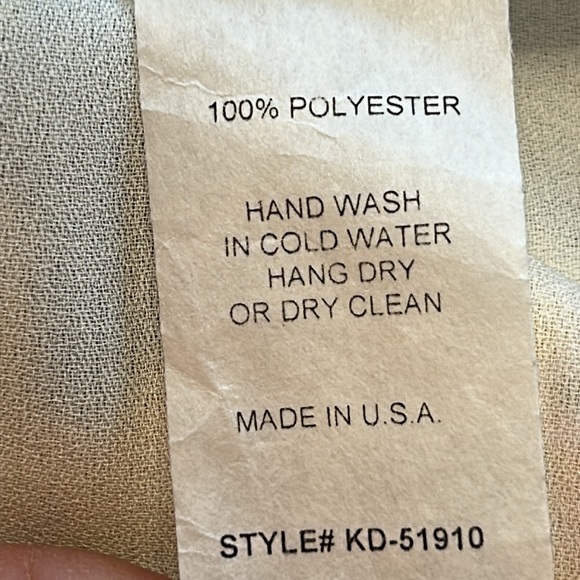 KLd yellow and gray tie dye print wrap front maxi dress. Split front, size Small - Picture 7 of 12